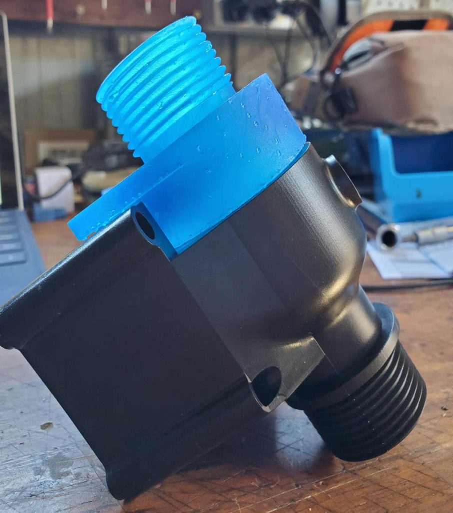 3d printed ball valve housing