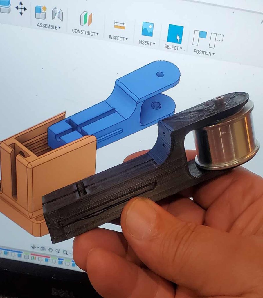 custom 3d printed belt tensioning component